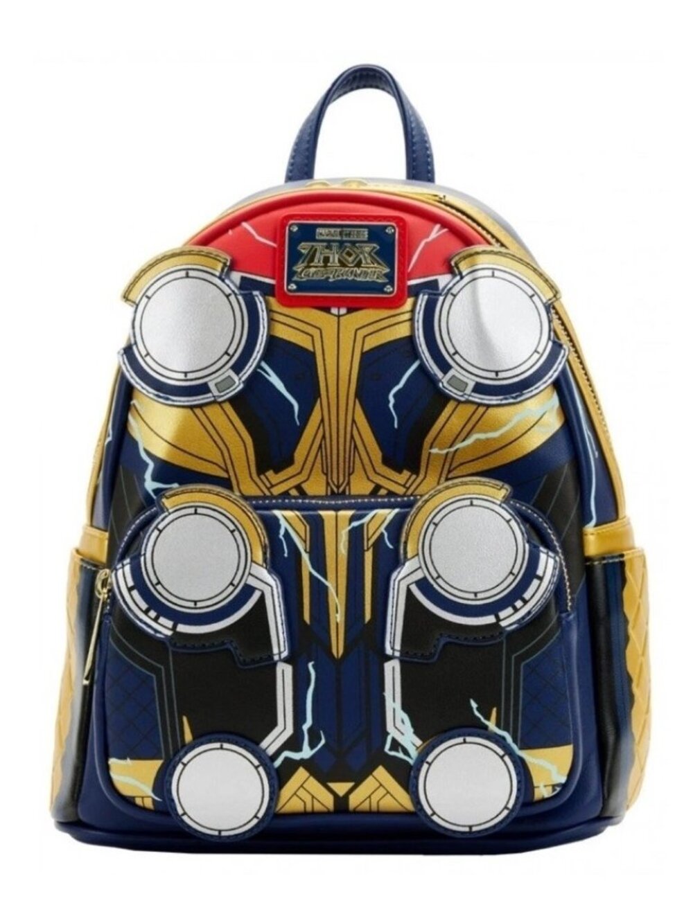 Loungefly Thor Armour God of Thunder Glow in Dark Cosplay Mini Backpack Bag NWT